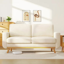 Loveseat Sofa, Comfy Corduroy Loveseat Sofa with Solid Wood, Spring Cushion Modern Couch with Extra Deep Seat for Living Room,Office Sofa