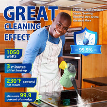 Handheld Steam Cleaner, Pressurized Multi-Surface Steam Cleaner for Home Use with 10pcs Tools and Safety Lock to Remove Grime, Grease, Steamer for Cleaning Floor, Upholstery, Grout and Car