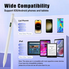 Stylus Pen for Touchscreen, Compatible for Android & iOS Phones/Tablet, Fast Charge Universal Stylus Pen for i-Phone, i-Pad, Tab A9+, High Sensitivity & Precision Stylist Pencil for Writing/Drawing