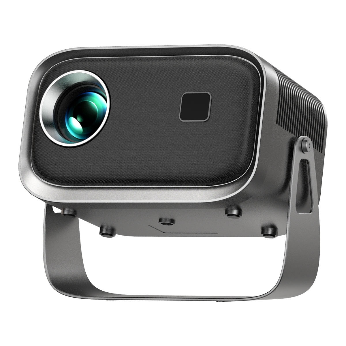 SGV Mini Projector, Wi-Fi 6 BT 5.0, Integrated 5 W Speaker, 180° Tilt Head, Video Projector for Home, Bedroom, Camping ，Grey