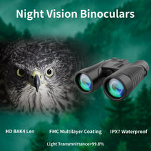 New 12x42 HD Binoculars for Adults and Kids BAK4 Prism Waterproof Binoculars for Bird Watching Hunting Hiking Safari Travel Sports