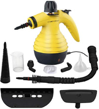 Multi-Purpose Handheld Pressurized Steam Cleaner with 9-Piece Accessories, Perfect for Stain Removal, Curtains, Car Seats, Floor, Carpet, Window Cleaning