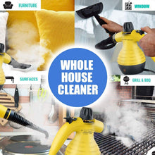 Multi-Purpose Handheld Pressurized Steam Cleaner with 9-Piece Accessories, Perfect for Stain Removal, Curtains, Car Seats, Floor, Carpet, Window Cleaning