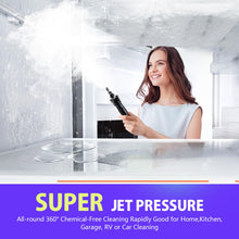 Handheld Steam Cleaner, Pressurized Multi-Surface Steam Cleaner for Home Use with 10pcs Tools and Safety Lock to Remove Grime, Grease, Steamer for Cleaning Floor, Upholstery, Grout and Car